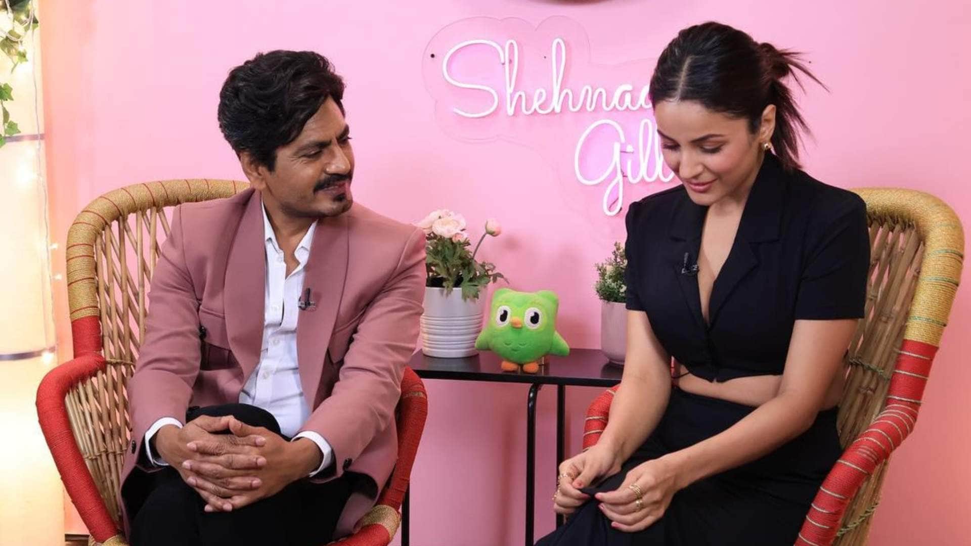 Desi Vibes with Shehnaaz Gill actress called Nawazuddin Siddiqui the God of acting instead of Salman Khan