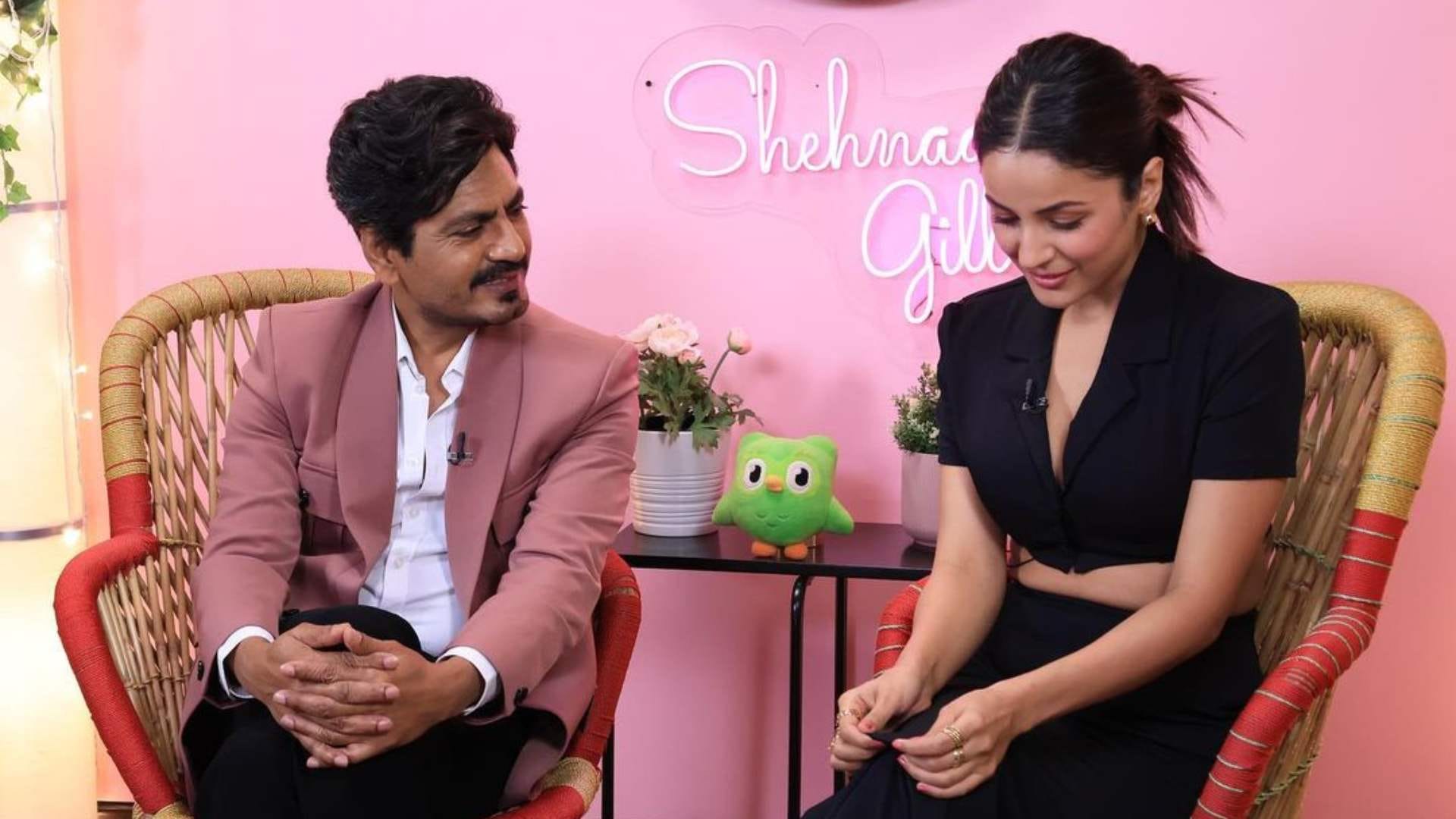 Desi Vibes with Shehnaaz Gill actress called Nawazuddin Siddiqui the God of acting instead of Salman Khan