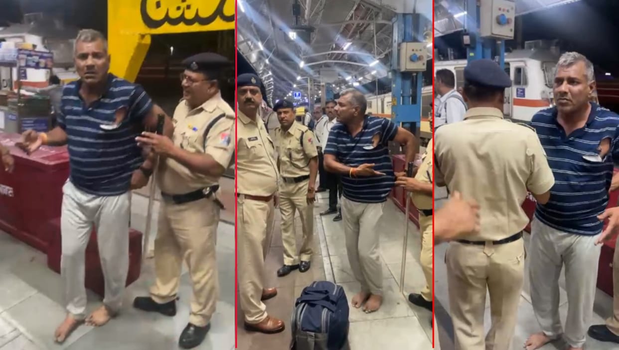 GRP caught ASI who went to Mumbai in search of rape accused due to misbehaving with three people
