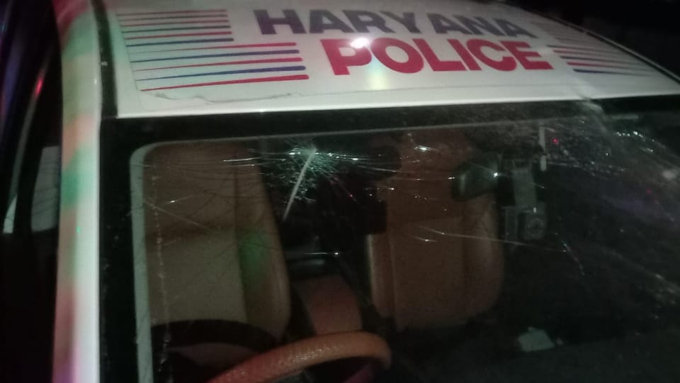 Attack on Dial-112 team in Sapehada village of Mahesh Nagar of Ambala