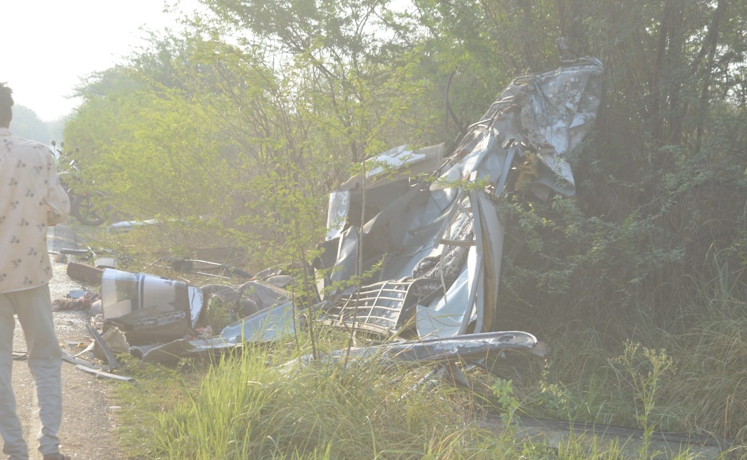 Five people died in Jalaun road accident