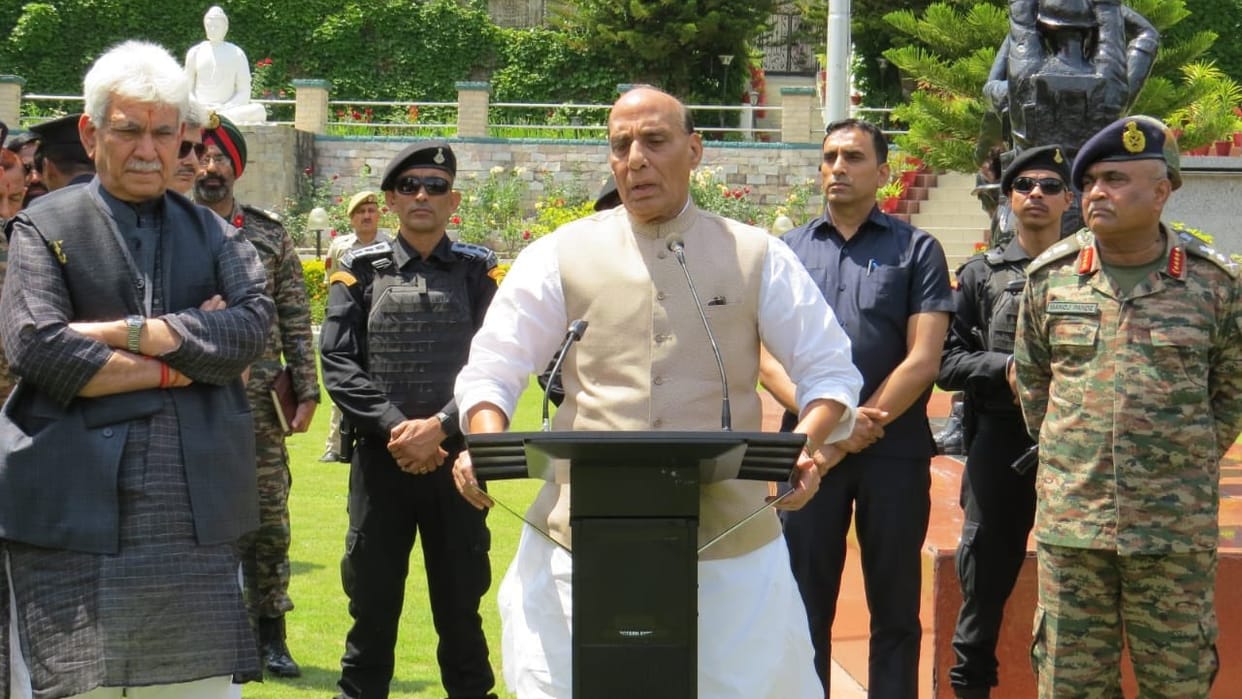 Rajnath Singh said terrorists involved in Bhataduria and Kesari Hill attack should be eliminated