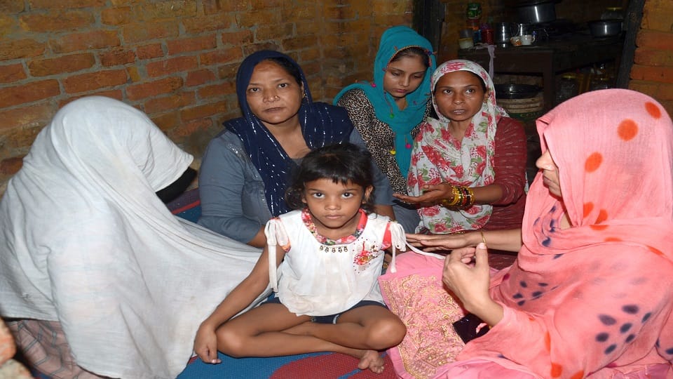 Wife and daughter became destitute after the murder of Naseer in Bareilly