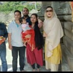 हाटकोटी मंदिर पहुंचीं बॉलीवुड अभिनेत्री प्रिटी जिंटा।
