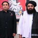China FM Qin Gang, Pakistan FM Bilawal Bhutto Zardari and Afghanistan FM Amir Khan Muttaqi