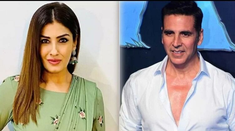 Raveen Tandon Akshay Kumar Video Viral On Social Media Of A Awards Functions Users Call Them Hottest Pair