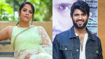 Anasuya Bharadwaj trolls Vijay Deverakonda for using The on Kushi poster but his fans slams her