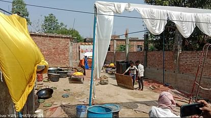 गोरखपुर में कड़ी सुरक्षा में हुई शादी: बरात में आकर, आंबेडकर मूर्ति के पास पीने लगे शराब और हो गया बवाल marriage took place under tight security in Gorakhpur
