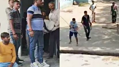 Morena Murder: आरोपियों ने पीड़ित परिवार के घर की दीवार पर लिखा धमकी भरा संदेश, 'रंजीत की हत्या निश्चित है' Morena Murder accused wrote a threatening message on the wall of the victim family house