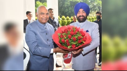 Former President Ramnath Kovind reached Mussoorie on a two day visit in LBS Academy