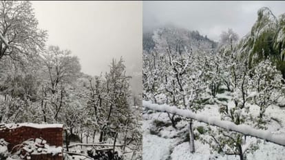 Himachal Snowfall tribal valley Pangi was covered with snowfall For the first time in the month of May