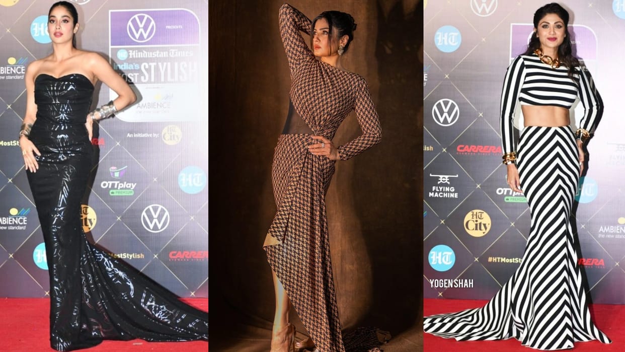 Fashion best look of sushmita sen janhvi kapoor shilpa shetty in award night
