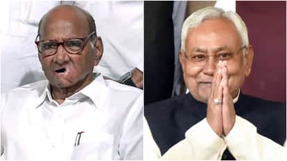 शरद पवार और नीतीश कुमार। (फाइल)