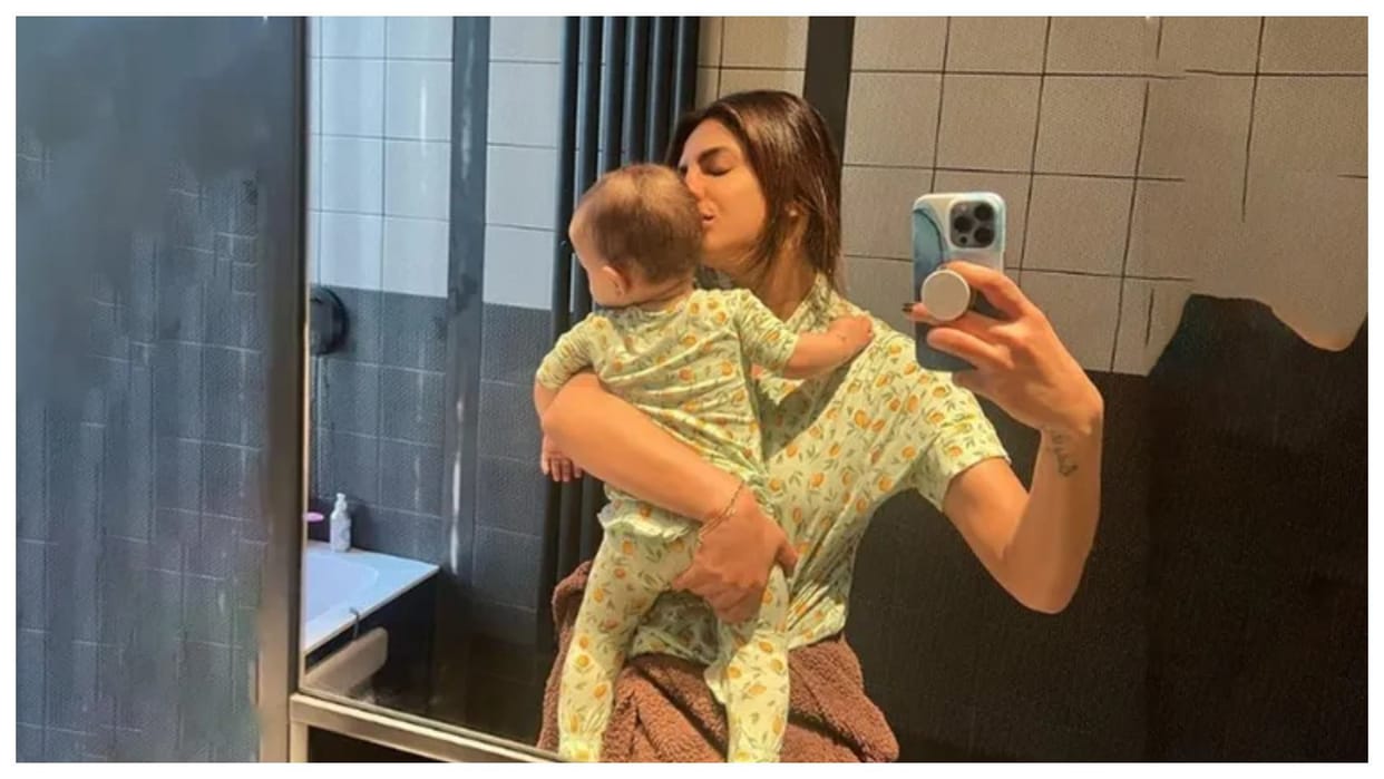 Citadel Actress Priyanka Chopra shares Malti Marie  adorable cooing sounds on their walk in Central Park