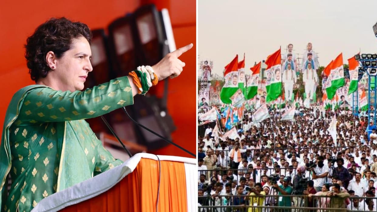 Priyanka Gandhi Vadra accuses Telangana government of neglecting farmers and youth