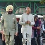 पूर्व राष्ट्रपति रामनाथ कोविंद और राज्यपाल गुरमीत सिंह