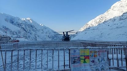 Chinook will deliver construction materials to Kedarnath dham from today heli service will remain closed