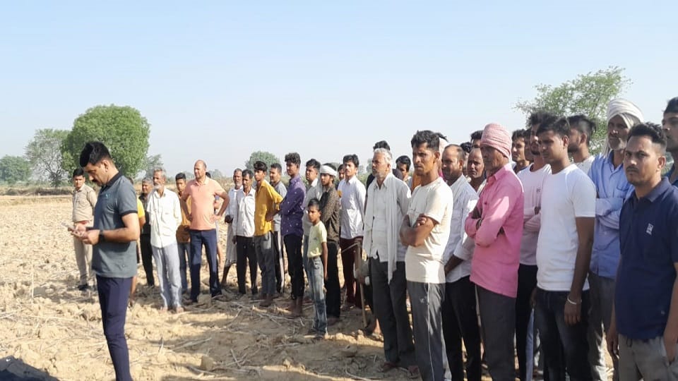 Youth shot dead dead body found lying in the field Police engaged in investigation