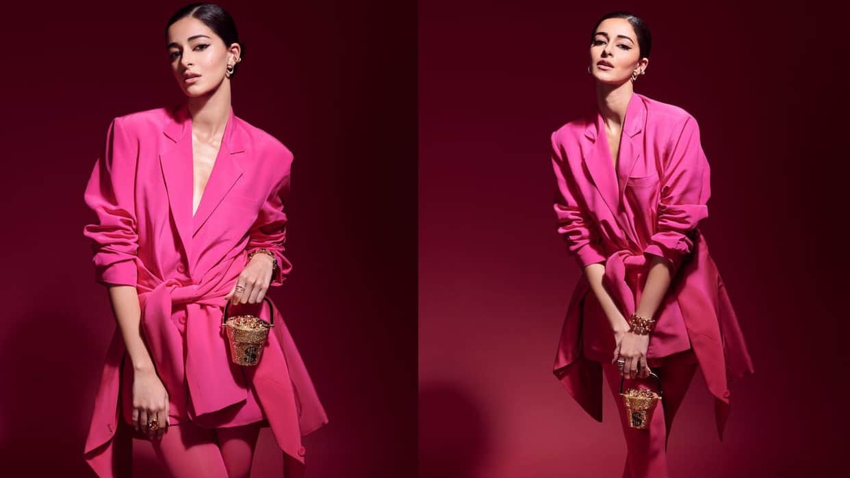 Fashion Ananya Panday carry a bucket style purse worth 4 lakh 90 thousand