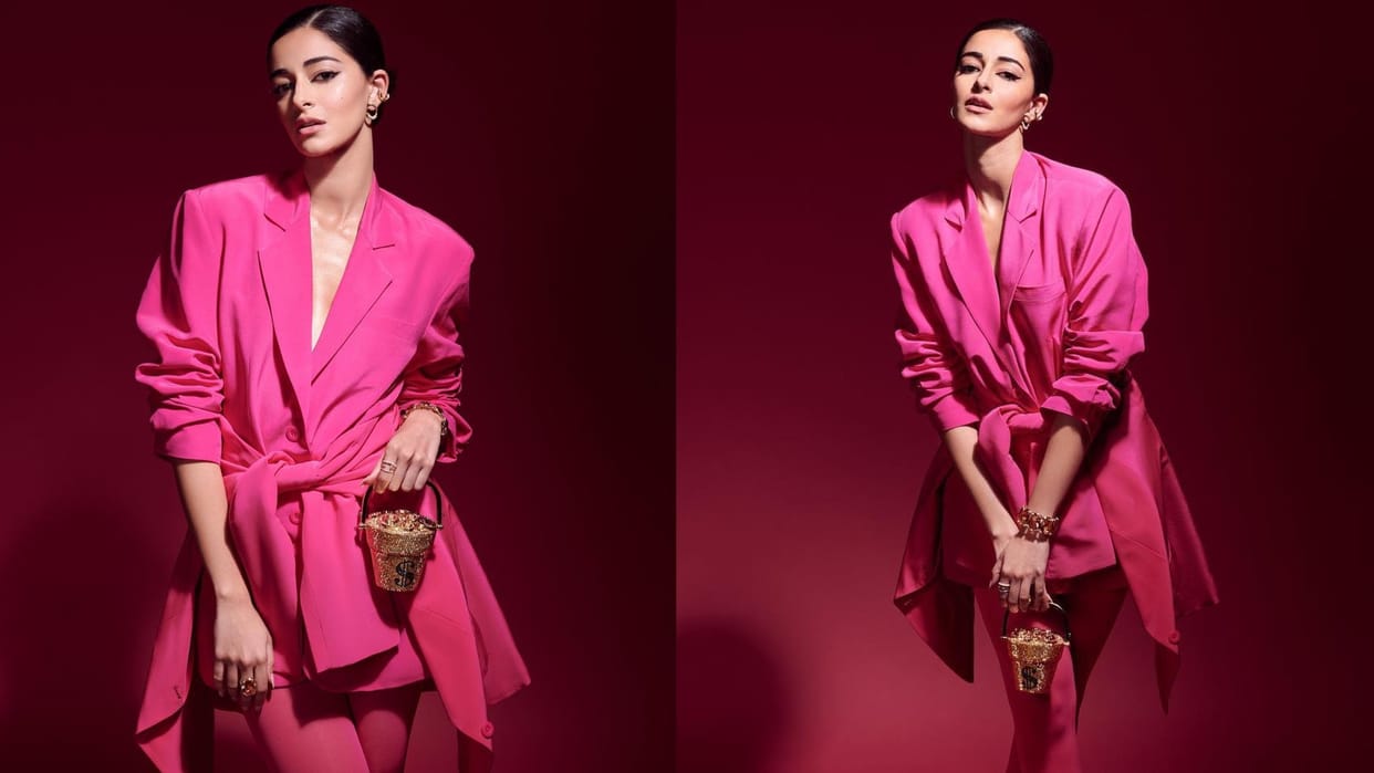 Fashion Ananya Panday carry a bucket style purse worth 4 lakh 90 thousand