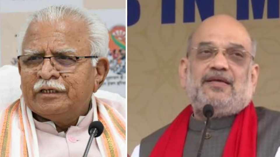 Haryana CM Manohar Lal met Union Home Minister Amit Shah in New Delhi