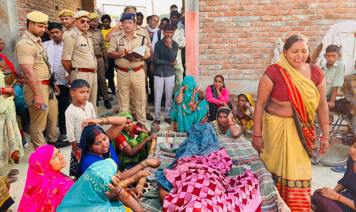 Brutal murder of wife on suspicion of exorcism in Unnao, hit her on the head with a hammer and then stabbed he