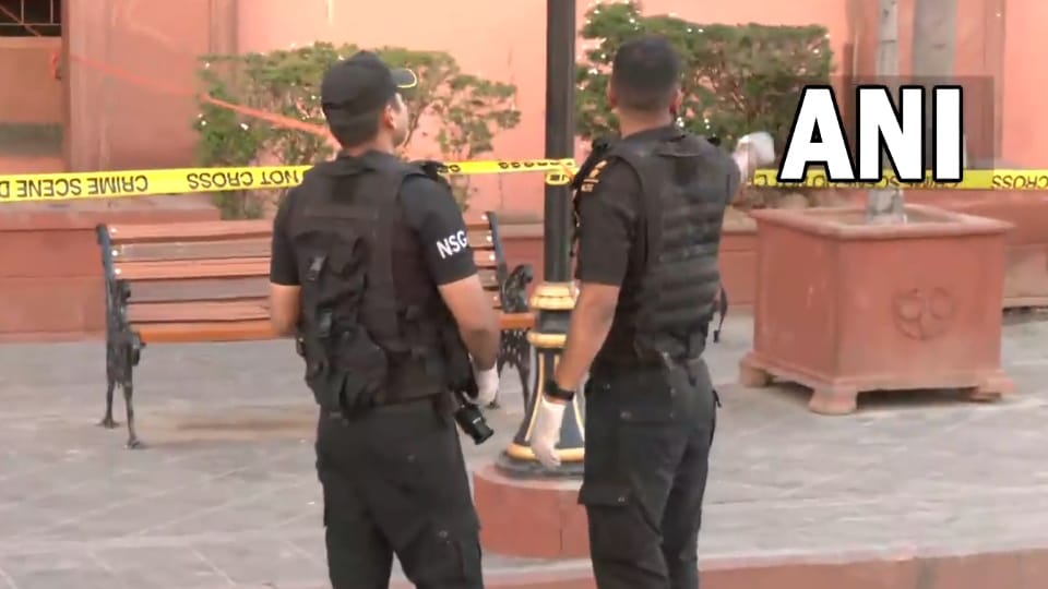 National Security Guard Team conducts investigation of Blast near Golden Temple in Amritsar
