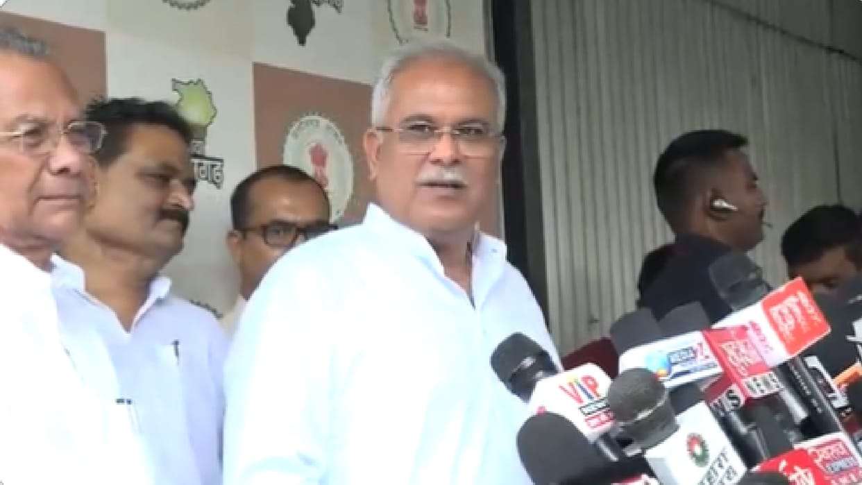 Chhattisgarh ED Raid; CM Bhupesh Baghel targets BJP over ED raids and liquor scam