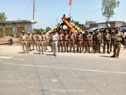 Saharanpur: Maharana Pratap Jayanti is being celebrated amid tight security