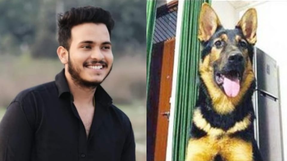 Railway budget section officer son Suicide In Jhansi pet dog kept trying to save