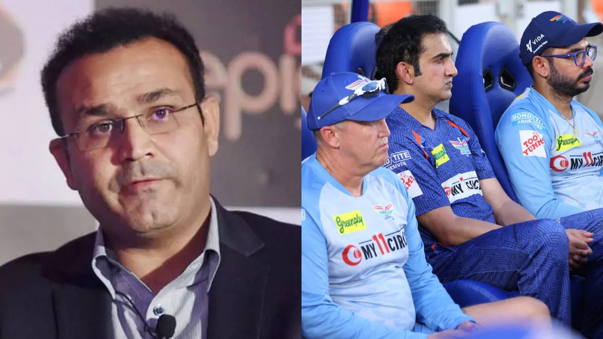 IPL 2023: Virender Sehwag angry at Lucknow Super Giants Coach and Captain for sending Deepak Hooda at 3 vs GT