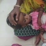 वह बच्ची जिसकी कुपोषण से मौत हुई है (फाइल फोटो)
