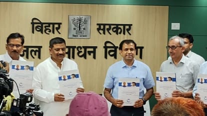 Bihar : बाढ़ और सुखाड़ के लिए बिहार सरकार का बेफिक्र; जल संसाधन मंत्री संजय झा ने क्या बताया इसके बारे में Bihar: App launch regarding flood and irrigation system in Bihar, Minister Sanjay Jha, Nitish Kumar