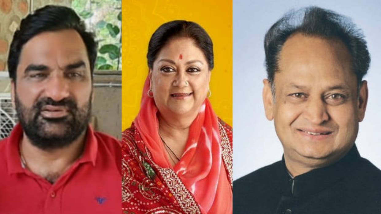 Politics Beniwal says Since 2009 Gehlot-Vasundhara has been talking about thugs now truth has been confirmed
