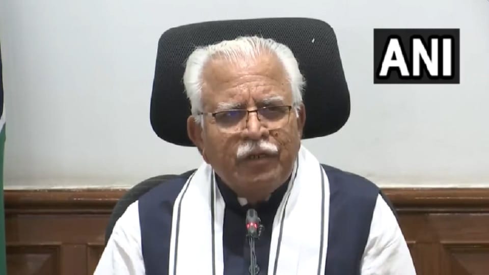 Haryana CM statement on Demonstration of wrestlers in Delhi