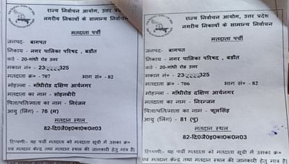 Baghpat Nikay Chunav: dead are alive, see the voter list, alives are searching for their names