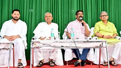 Our talks centred around forming united opposition Nitish after meeting Jhakhand CM Hemant Soren