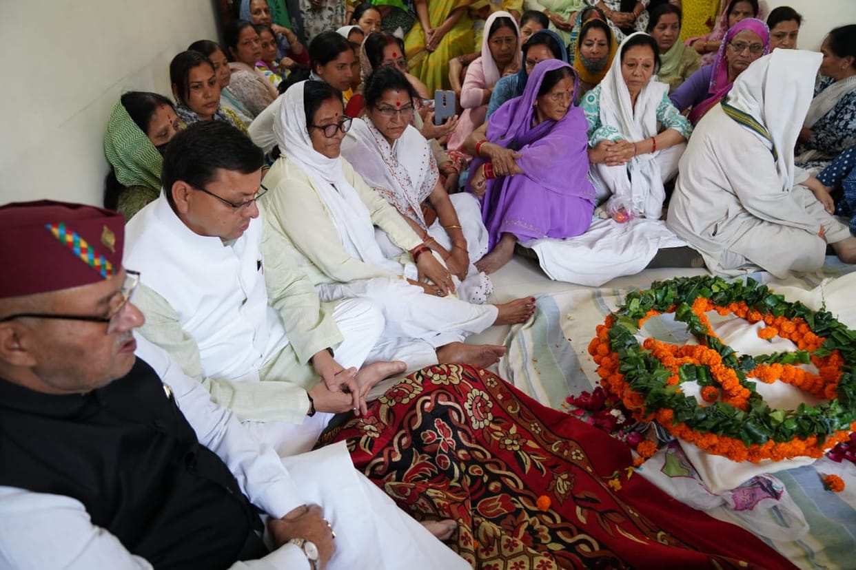 Cm Pushkar Singh Dhami expressed grief over the demise of senior state activist Sushila Baluni Uttarakhand