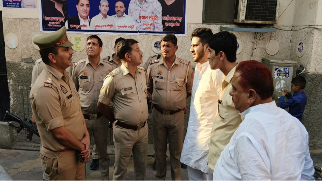 Saharanpur dabish for arresting of BSP leader Noman Masood but he was not found