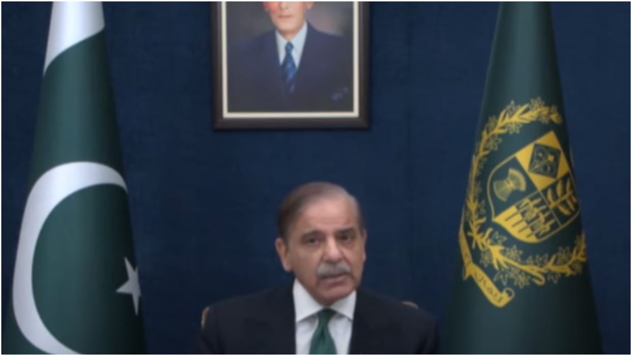 Pakistan PM Shahbaz Sharif first address after Imran khan arrest Damaging government property is terrorism