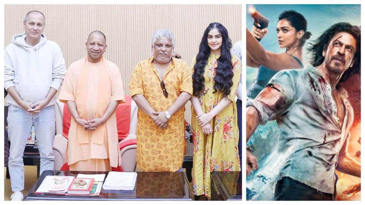UP CM Yogi Adityanath meets The Kerala Story film Team and controversy on srk Pathaan in Bangladesh news
