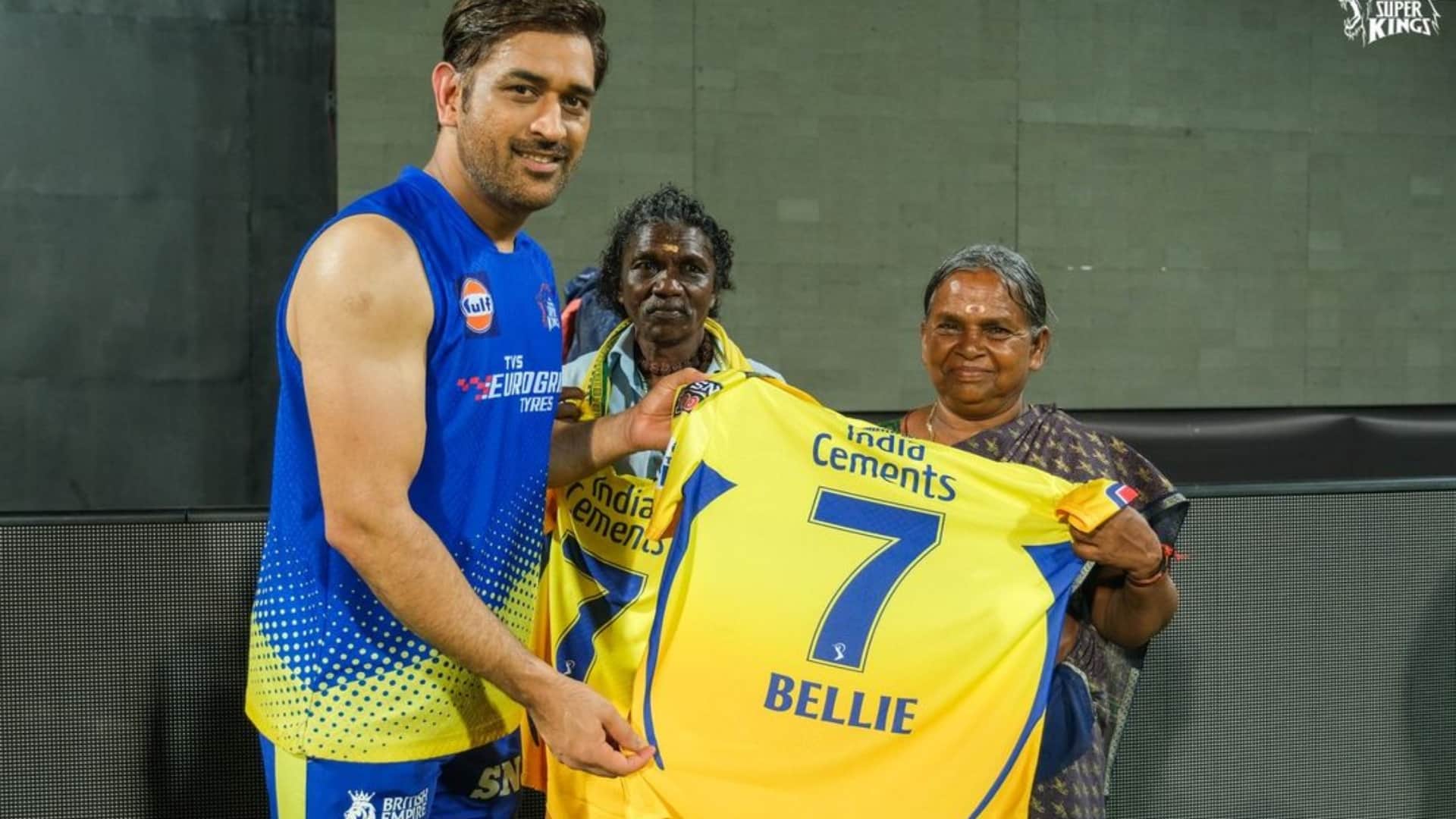 IPL 2023 Video: Couple Bomman-Bellie of Oscar winning film 'The Elephant Whisperers' met Dhoni, Ziva CSK Photo