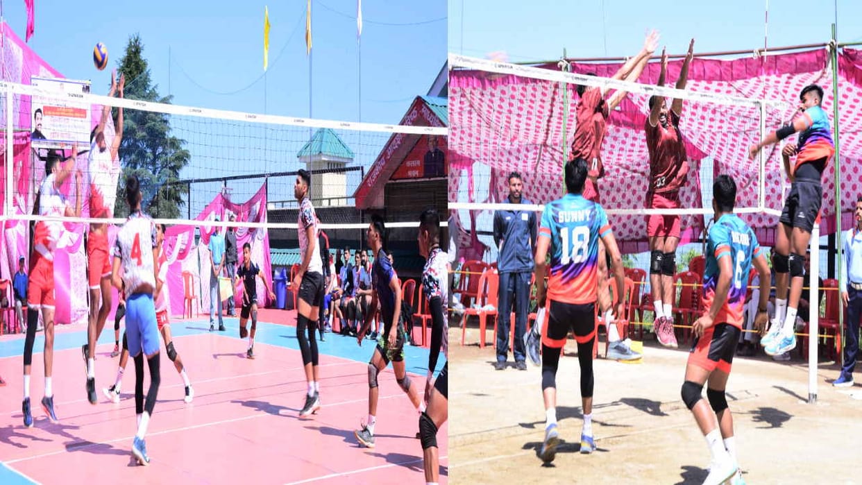 Volleyball Competition shimla: Semi-finals will be held in Haryana, Delhi, Indian Army and Railways