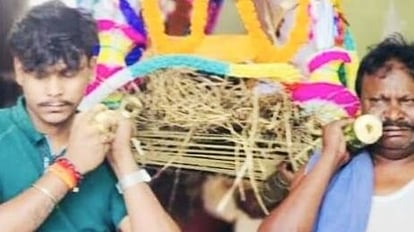 Doggy Krishna funeral photos : FIR lodge against MLA dog in purnea Bihar