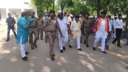 57.57 percent voting in nine bodies of Hathras amid sporadic uproar