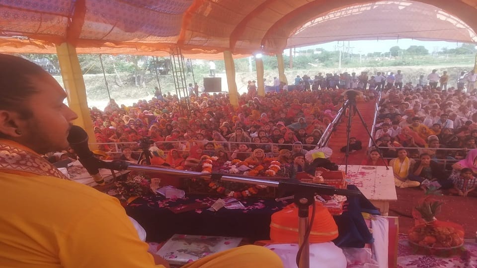 Bhagwat Katha will end in Siddhashram today, tomorrow Bhandara