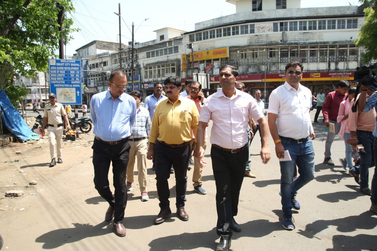 Bhopal News: Bhopal collector tested black spot, now every week there will be review to improve traffic