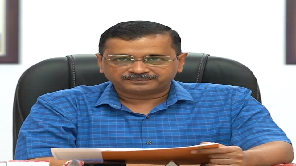 There is a slap on public cheek Kejriwal attack on center