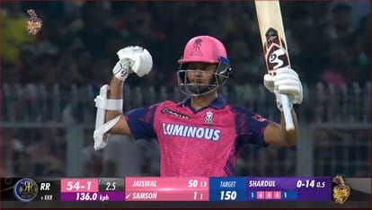 KKR vs RR Yashasvi Jaiswal hits fastest half-century in IPL broke KL Rahul Pat Cummins record ipl 2023