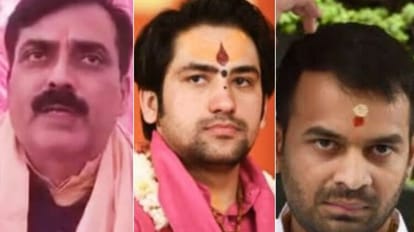Bihar : धीरेन्द्र शास्त्री को लेकर भाजपा MLA जीवेश मिश्रा ने कहा - देश व राज्य किसी के बाप का नहीं Bihar: Regarding Dhirendra Shastri, BJP leader said - country does not belong anyone father, Baba Bageshawar